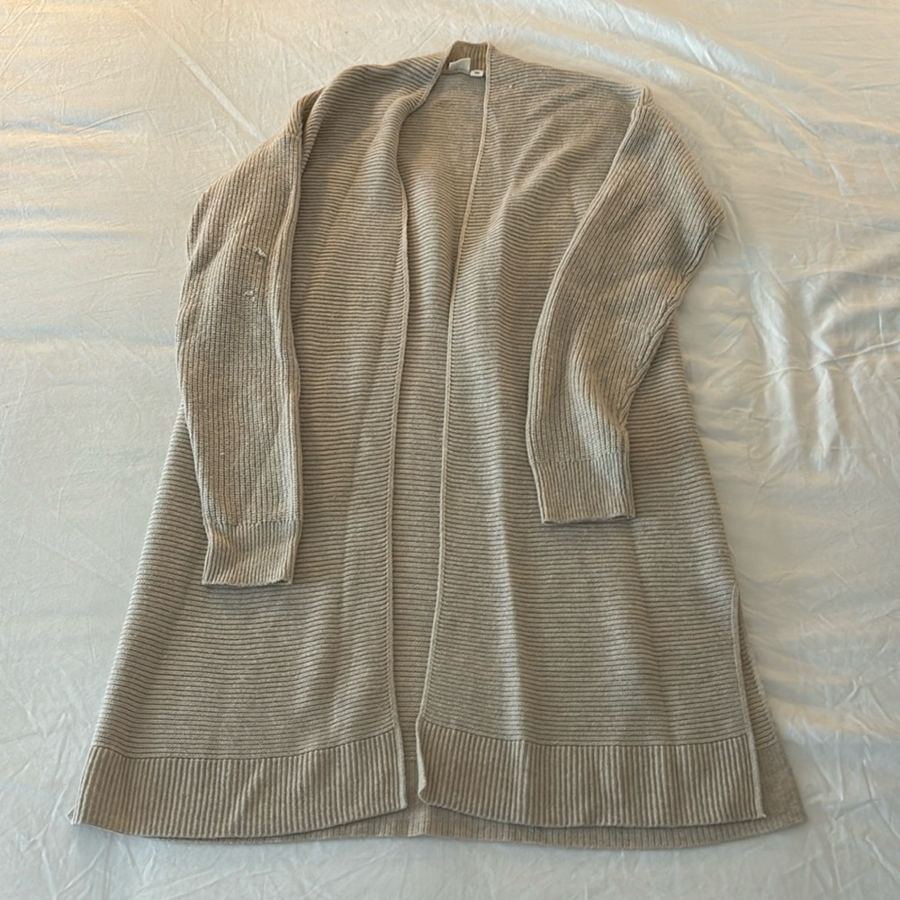 Gap knit open cardigan midlength